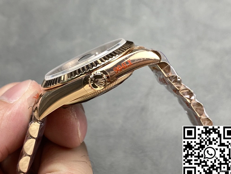 Chocalate 36mm Rolex v5 M128235-0037 QF Factory Date Day Steel Dial Tungsten 0105